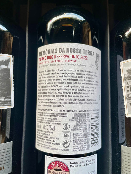 "Memórias da Nossa Terra" Braga 2022 Caixa 3 Garrafas