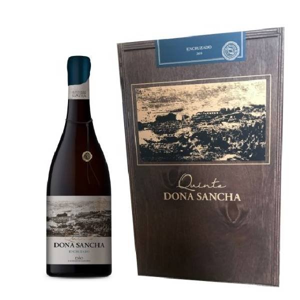 Dona Sancha Encruzado Branco 2021 Coffret en bois, 4 bouteilles 