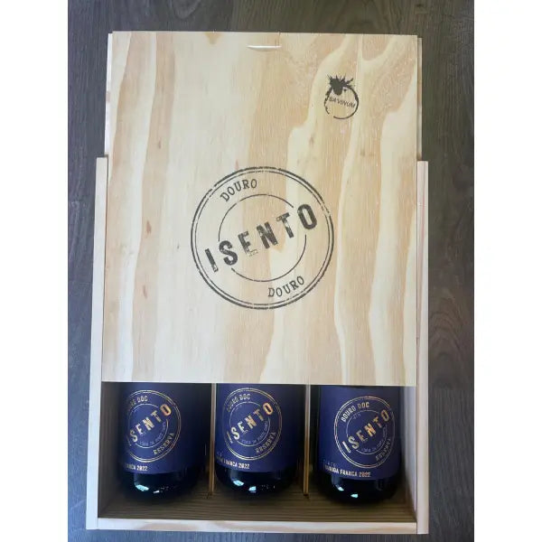 Exempt Reserva Touriga Franca Red Wine Box of 3 Bottles 