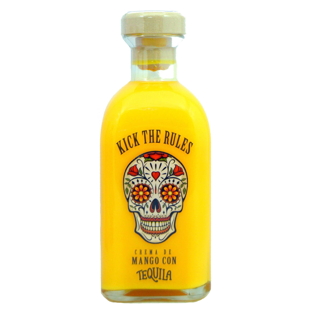 Licor de Tequila Kick the Rules com copo
