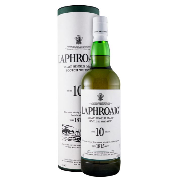 Laphroaig 10 Year Old Whisky 70cl