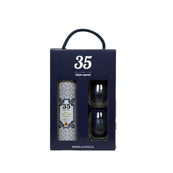 Licor 35 50cl + 2 copos