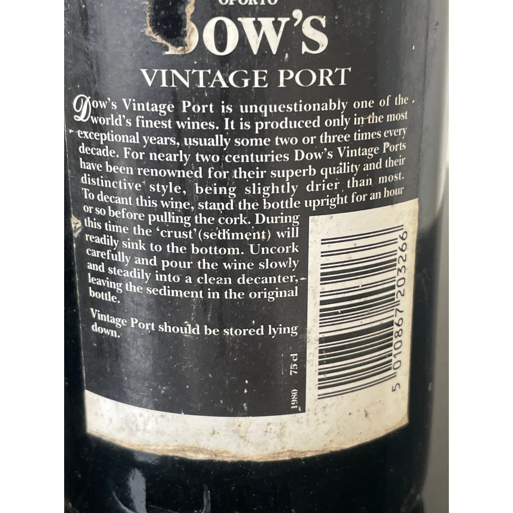Dow's Vintage Port 1980 75cl 