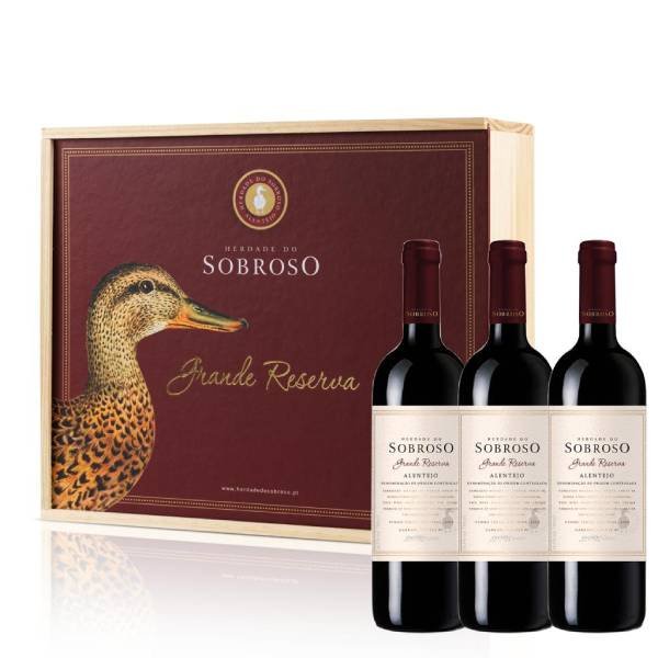 Herdade do Sobroso Grande Reserva Red Wine 3 Bottle Pack 