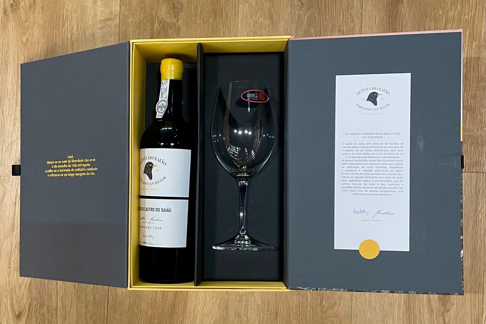 Quinta do Crasto do Saião Tinto 2020 75cl C/ Copo