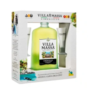 Licor Limoncello Villa Massa 50cl c/2 copos